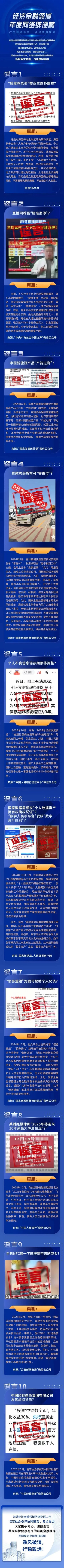 秒配网 《经济金融领域年度网络辟谣榜》发布
